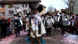 Schlappschwänz Fasnacht-Clip «Im Wagen» @Umzug Frenkendorf 2010