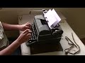 speed typing test halda star typewriter