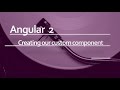 Angular 2 Beginner Tutorial #6: Creating our first Component