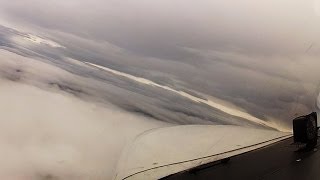 First flight into Actual IMC - Amazing IFR view - POV flying