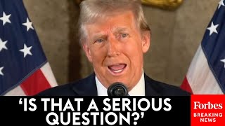 Trump Stunned By Reporter's Question: 'How Could I Answer A Question Like That?'