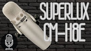 Superlux CM-H8E | Cardioid End Address Broadcast Condenser Microphone | Test / Review \u0026 Avlex AVS77