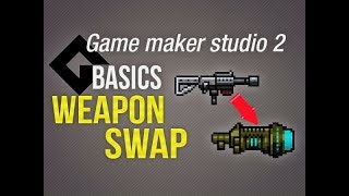 🔴Game Maker Studio 2 | Basics - Weapon swap