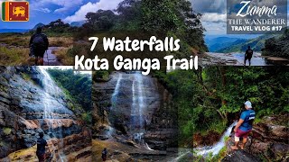 Travel vlog | Climbed up witnessing 7 Waterfalls | Kota Ganga trail, Sri Lanka