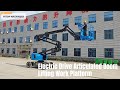 HITOP MACHINERY - Electric Drive Articulated Boom Lifting Work Platform 14M