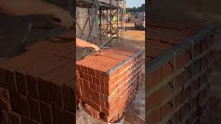 How to open a pack of bricks 🧱 #bricklayer #bricklaying #bricks #howto #work #construction #shorts