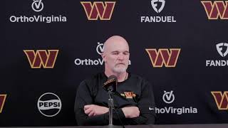 LIVE: HC Dan Quinn Speaks to the Media Before Practice | Washington Commanders