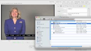 MacCaption - Exporting DV with CC