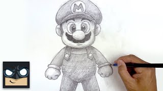 How To Draw Super Mario | Beginner Pencil Sketch Tutorial (Step-by-Step)