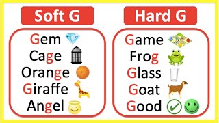 Soft G vs Hard G 🤔| What's the difference? | Learn with examples