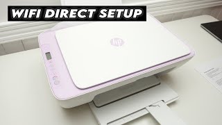 How to Setup Wi-Fi Direct on the HP DeskJet 2842e & 2855e Printer