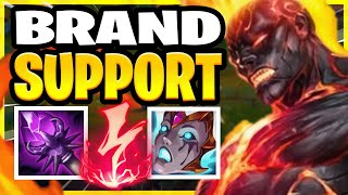 I Played SUPPORT BRAND in Wild Rift! Brand Build & Gameplay!