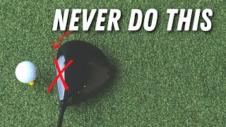 Golfers Don't Know This Makes you SLICE the Driver