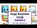 Getting a Huge Poseidon Corgi From Fishing In PS99￼￼