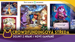 Crowdfundingová středa 07.01.25 - dojmy a konečně nové kampaně