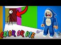 Color or Die!? 🎨| Roblox escape (Funny Moments)