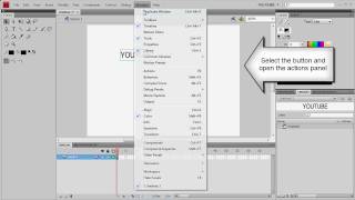 Adobe Flash CS4 Tutorial: Button Link