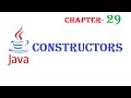 Java constructors - Java tutorial - w3Schools - Chapter  29   English