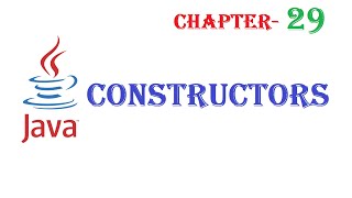 Java constructors - Java tutorial - w3Schools - Chapter 29 English