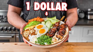 The 1 Dollar Healthy Rice Bowl