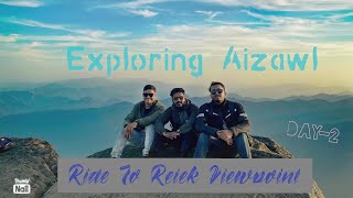 Finally Suic*de Point (Reiek Tlang) pohuch gaye..😮😍 || Exploring Aizawl.. Day-2 💕😊