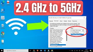 How to Change From 2.4GHz to 5GHz | How to connect to 5GHz Wi Fi instead of 2.4 Windows 11