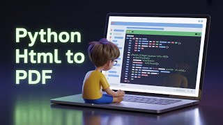 Python 3 weasyprint Library Example to Convert HTML & CSS Template to PDF Document