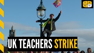 UK teachers join nationwide strike wave
