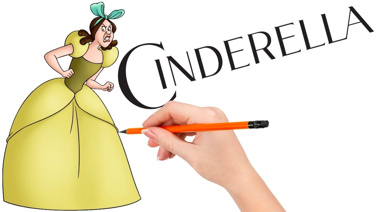 How To Draw Drizella Tremaine, Cinderella's Snarky And Greedy Stepsister