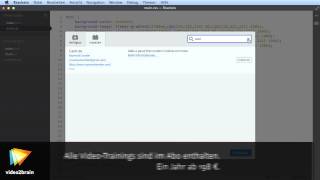 Edge Code CC und Brackets Tutorial: Funktionsumfang erweitern |video2brain.com