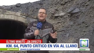 Vía al Llano: nuevo derrumbe quedó registrado en vivo / Noticias RCN