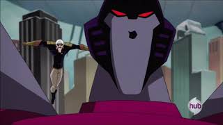 Transformers Animated - Human Asserts Dominance Over Starscream