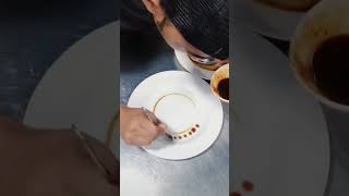 소스 플레이팅Sauce plating