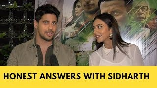 Honest Answers Ft. Sidharth Malhotra And Rakul Preet For Aiyaary | Exclusive Interview | Pop Diaries