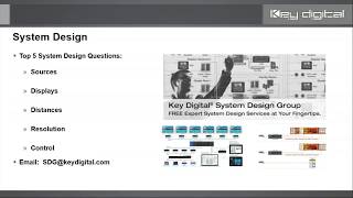 Digital Video Fundamentals- Video 4: HDMI/HDBaseT System Design