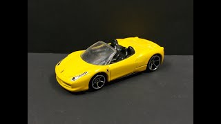 Hot Wheels Ferrari 458 Spider 1:64 (1080p HD)