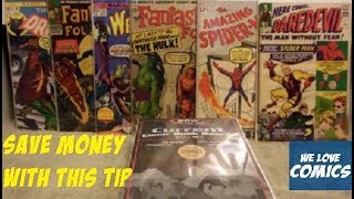 Money saving tip to protect your comics even BETTER.