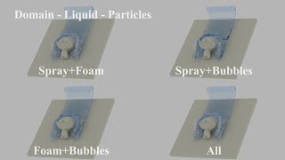【Blender3.2】Domain - Liquid - Particles (Fluid/Liquid Simulation)