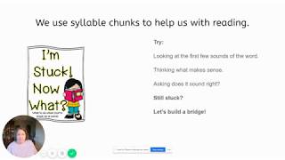 1 Syllable Chunks Patterns VC CV closed \u0026 closed   Google Slides