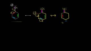 Resonance structures for benzene and the phenoxide anion | Organic chemistry | Khan Academy