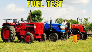 tractor Fuel Test | Kubota vs Mahindra vs Sonalika tractor comparison