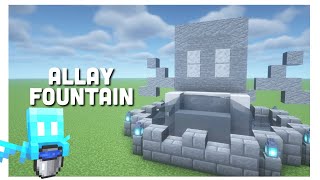 【マイクラ】アレイ噴水の作り方！【Minecraft】How to Build a Allay fountain