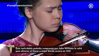 Taisia Paliazhakina - 'La lista de Schindler'. Semifinal 'Tierra de Talento' (T2)