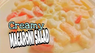 #Vlog61: #MACARONISALAD(PINOY STYLE) / #BUDGETFRIENDLY / EASY WAY TO PREPARE A #MACARONI #FRUITSALAD