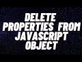 Delete Properties From A Javascript Object| freecodecamp Basic Javascript