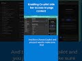 Enabling Co pilot side bar access to page content #tutorial #microsoft