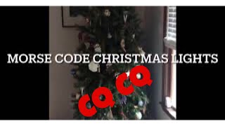 Morse Code Christmas Tree