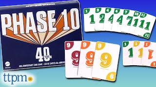 Phase 10 Card Game from Mattel Instructions + Review!