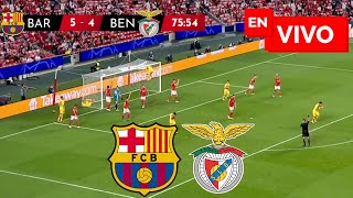 🔴 BARCELONA VS BENFICA PARTIDO EN VIVO / CHAMPIONS LEAGUE - JUEGA LAMINE YAMAL