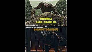 Juvenile Skullcrawler vs Giganotosaurus #jurrassicworld #vsbattle #vsedit #whoisstronger #debate